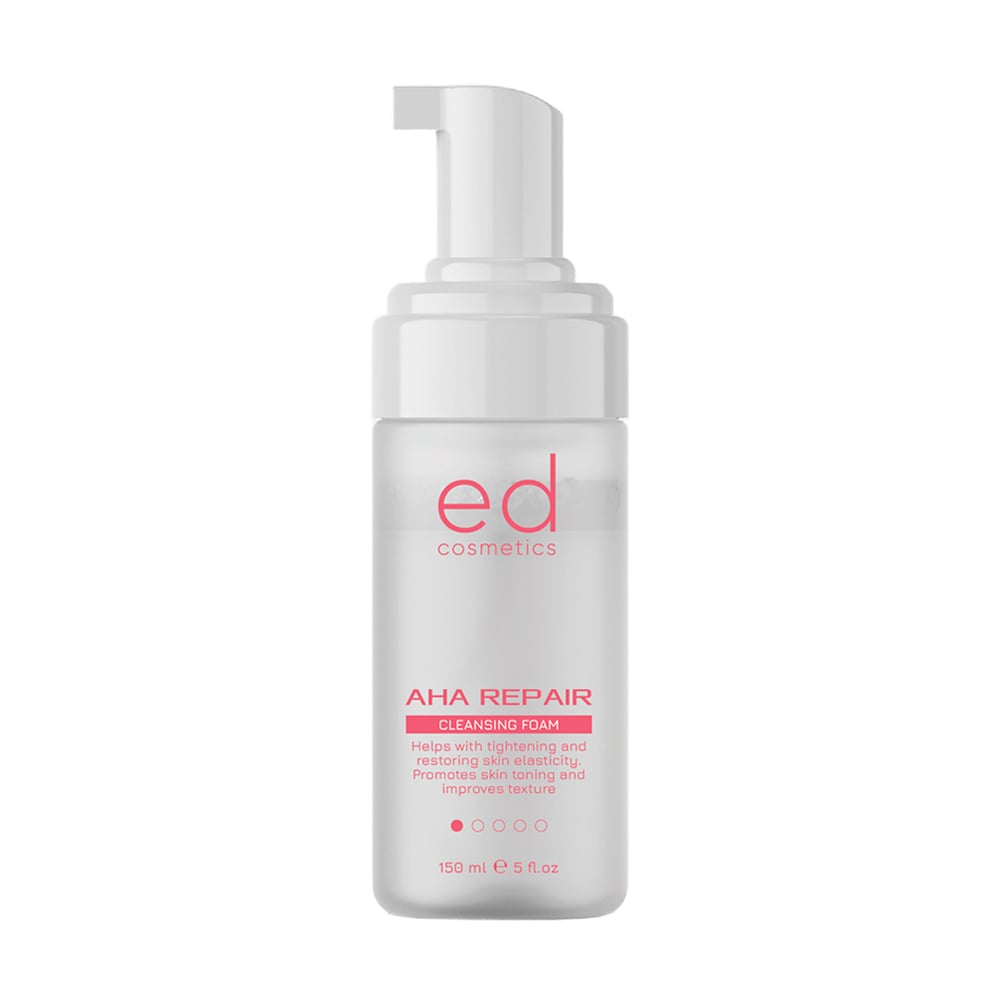 Пінка для вмивання Ed Cosmetics AHA Repair Cleansing Foam з АНА кислотами, 150 мл