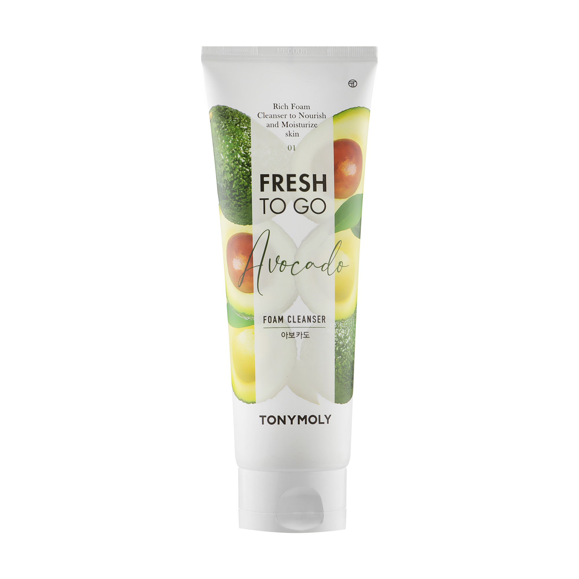 Пінка для вмивання Tony Moly Fresh To Go Avocado Foam Cleanser з авокадо, 170 мл