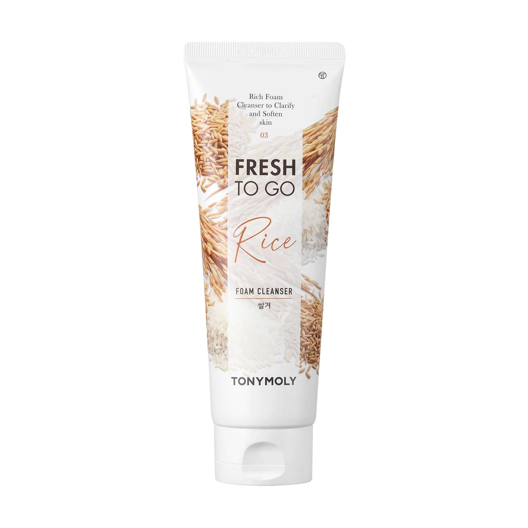Пінка для вмивання Tony Moly Fresh To Go Rice Foam Cleanser з рисом, 170 мл